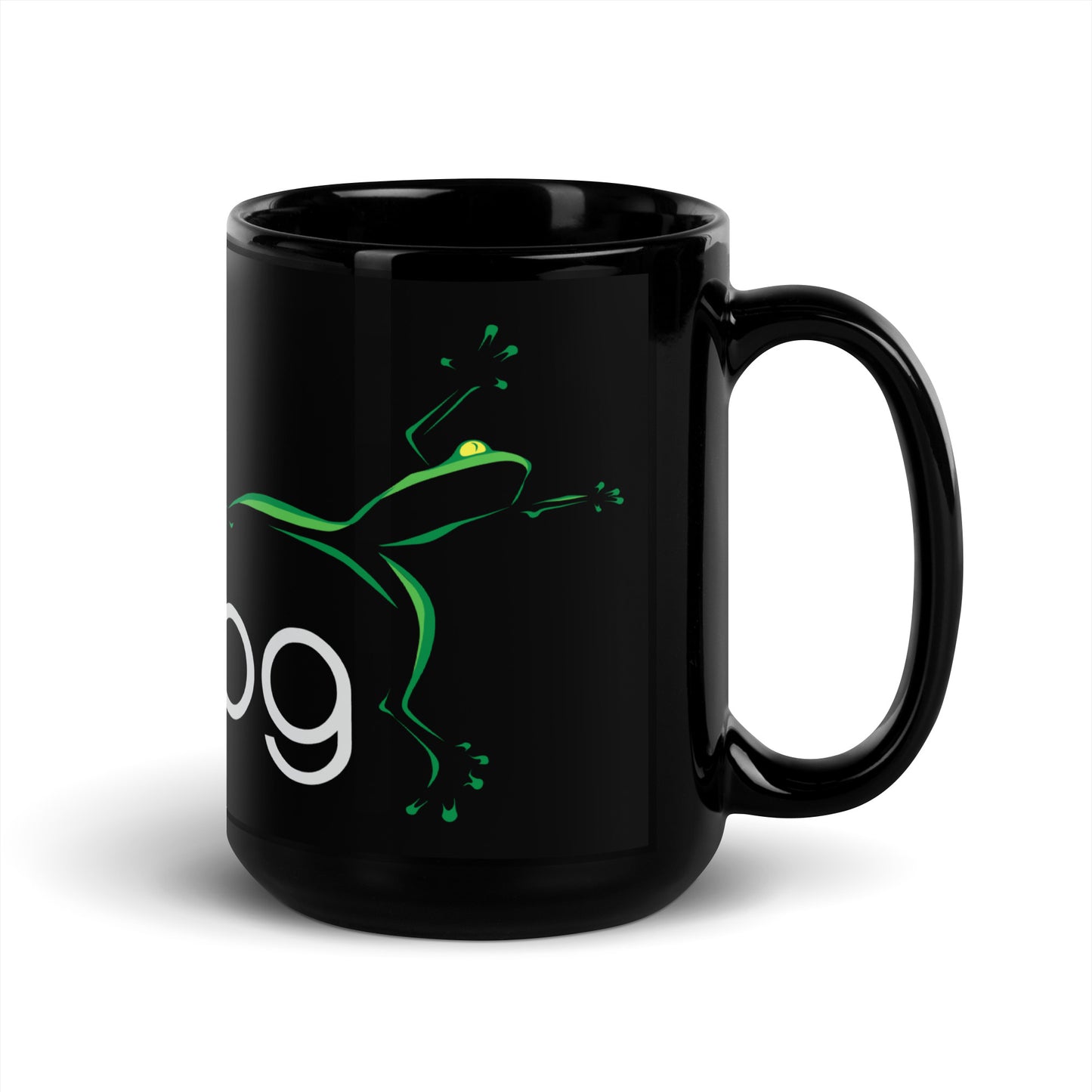 Black Mug Original Audiofrog Logo